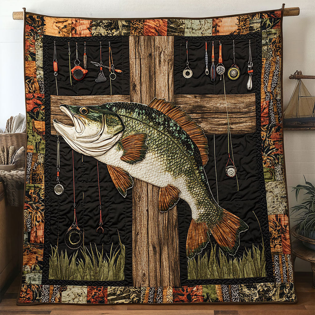 Bass Fish Shore Light WN0412013CL Quilt