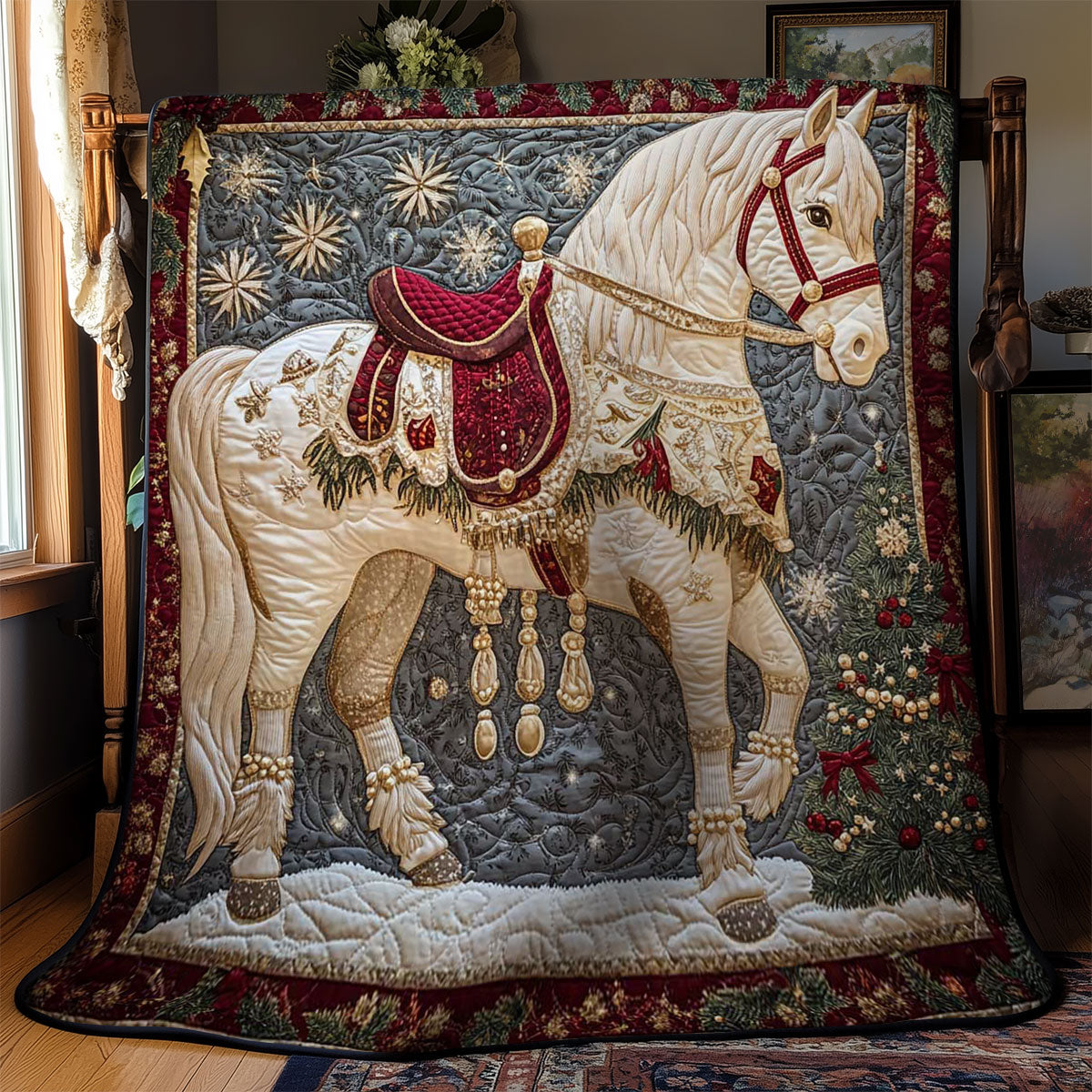 Winter Horse Delight WN0601013CL Quilt