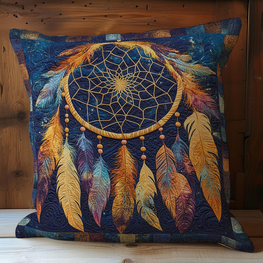 Colorful Feather Dreamcatcher WY0602071CL Quilt Pillow Case