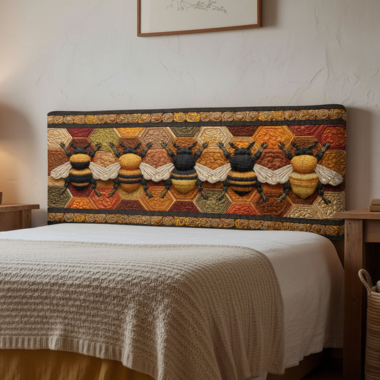 Busy Bees CP2612019CL Quilted Headboard Slipcover
