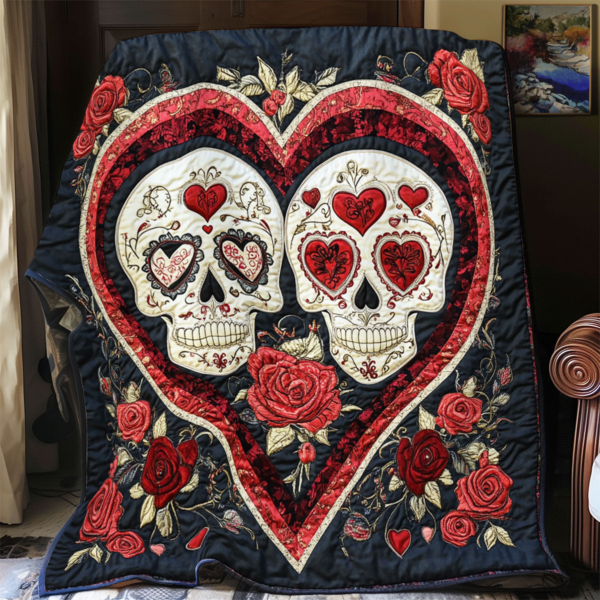 Sugar Skull YR1601010CL Quilt