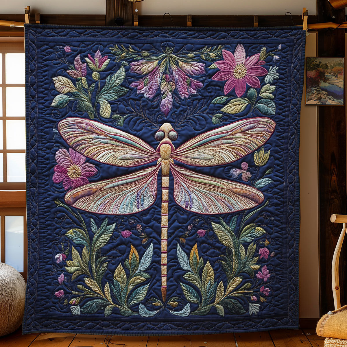 Dragon In Garden WY2301053CL Quilt