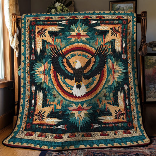 Eagle In Native Pattern WY2201063CL Quilt