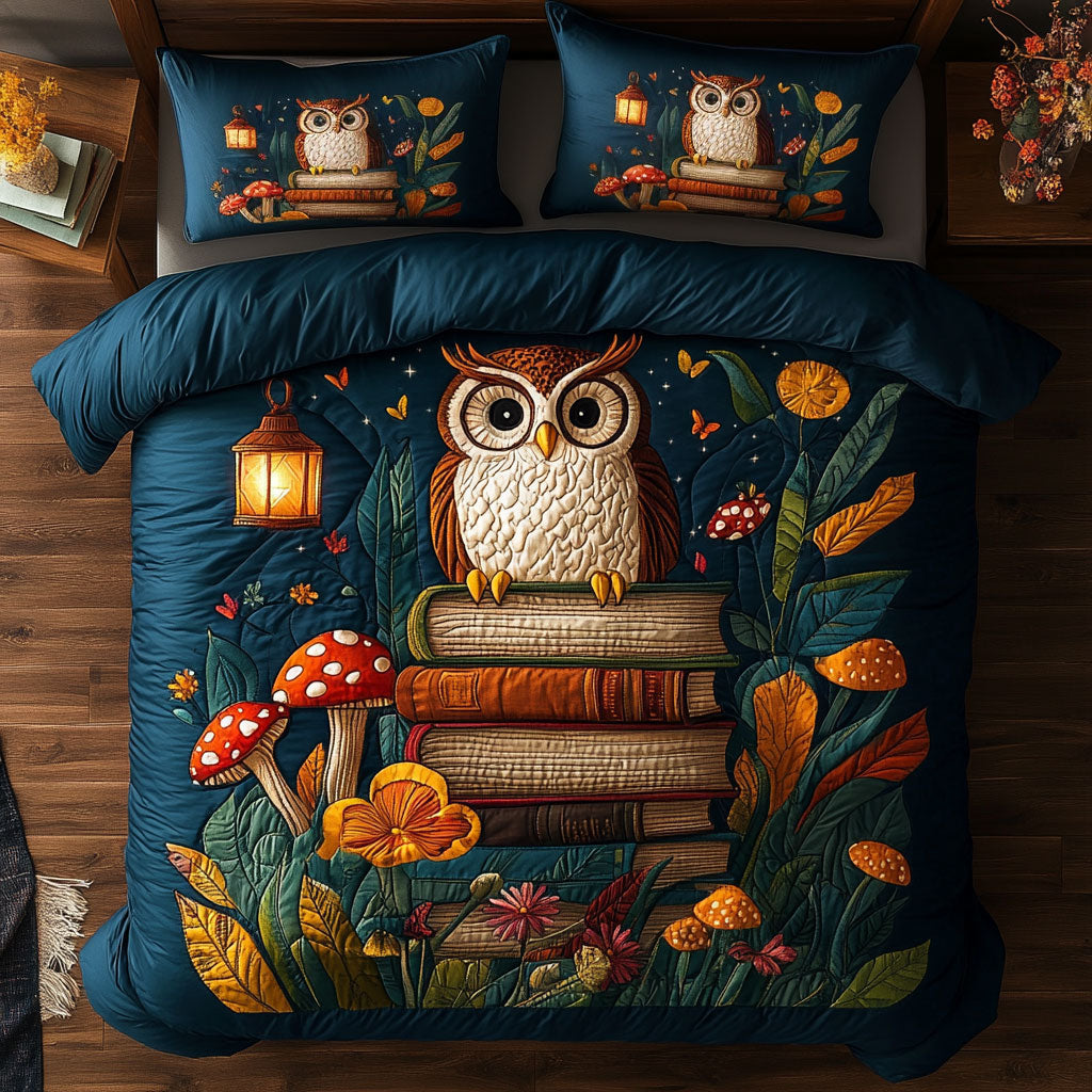 Owl Forest CW1507034CL Duvet Cover Set