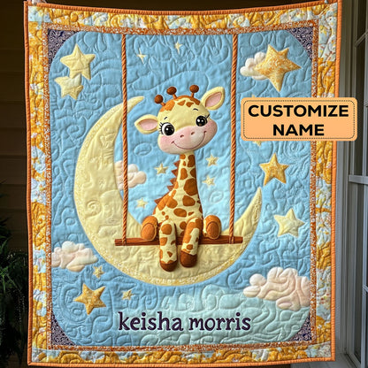 Starry Neck CP1807018CL Personalized Baby Quilt