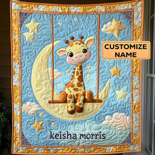 Starry Neck CP1807018CL Personalized Baby Quilt