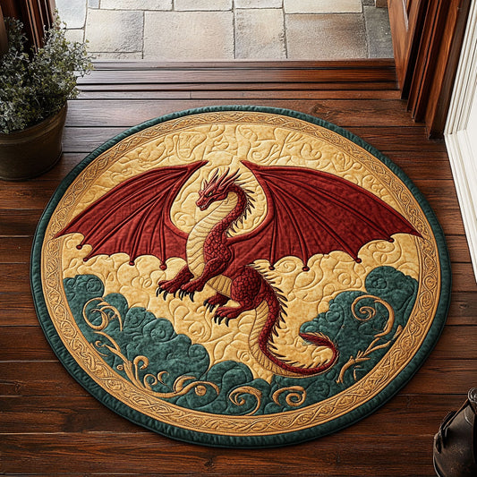 Warden Of Flame CP2107029CL Quilted Round Mat