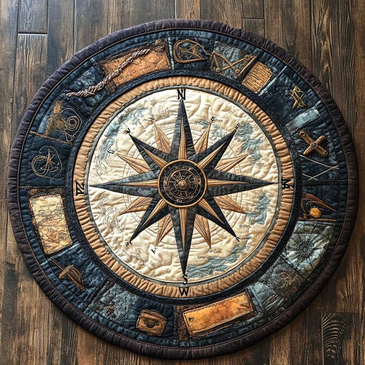 Grand Cruise CQ0905010CL Quilted Round Mat