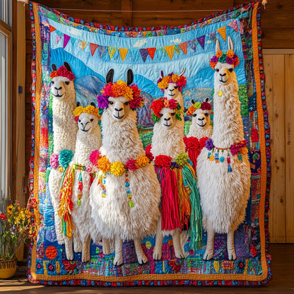 Llama Festival CP1106012CL Quilt