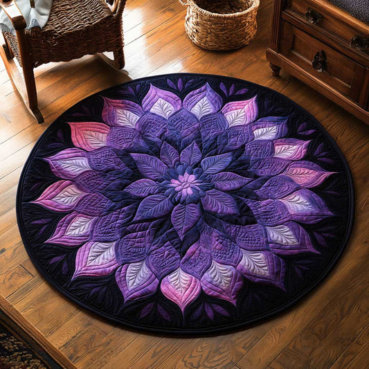 Celestial Flower WN1903092CL Quilted Round Mat