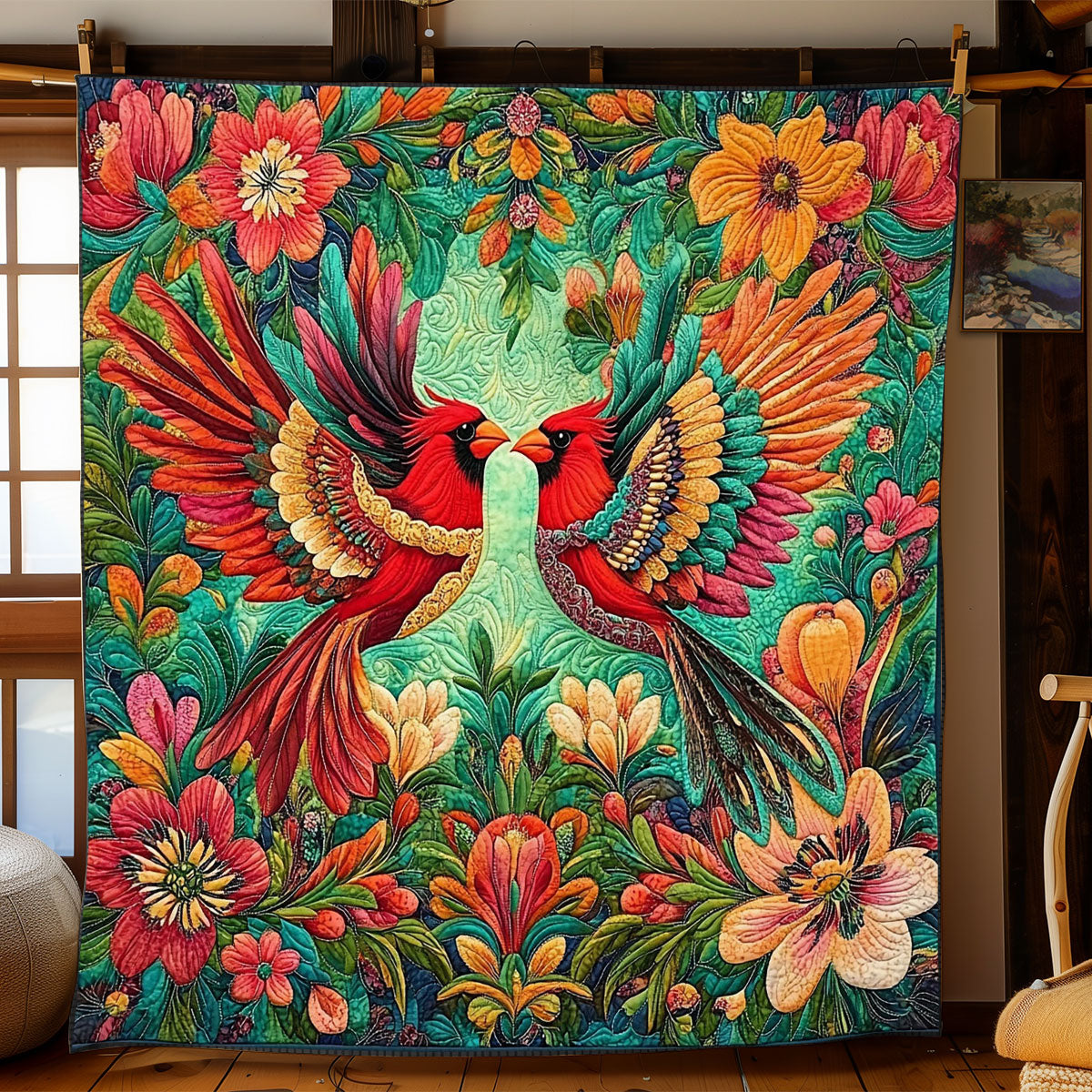 Cardinal Bloom WJ3012006CL Quilt