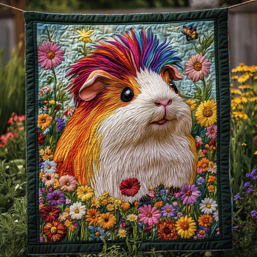 Guinea Pig Rainbow WT1901009CL Quilt