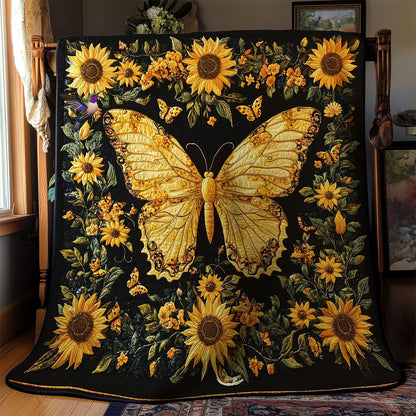 Golden Butterfly WN1912026CL Quilt