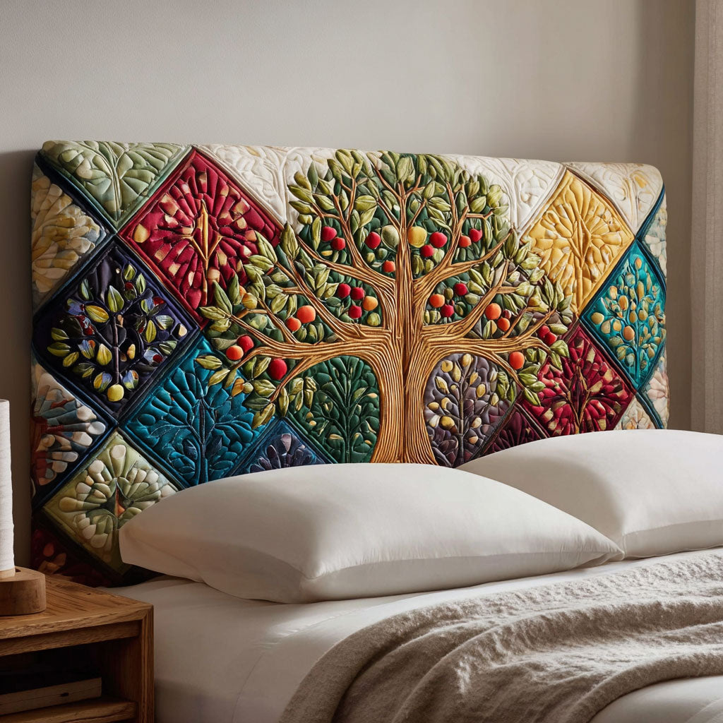 Botanical Roots CP2412045CL Quilted Headboard Slipcover