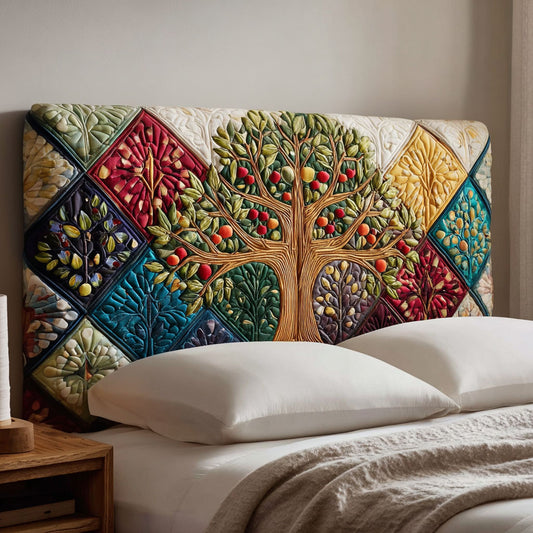Botanical Roots CP2412045CL Quilted Headboard Slipcover