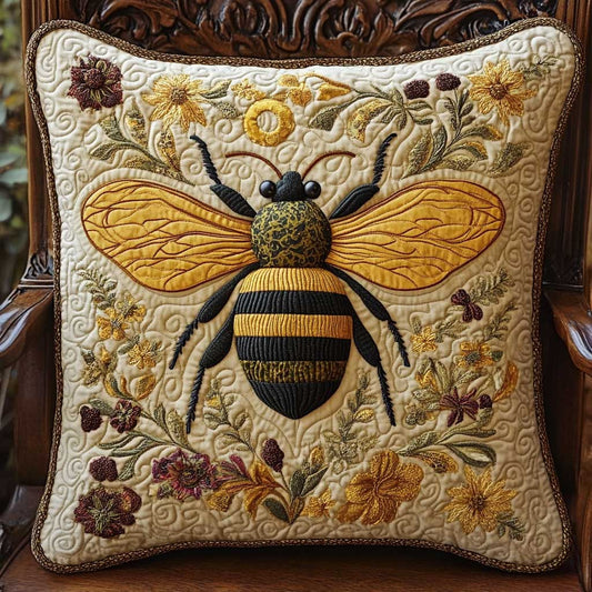 Queen Honey Bee CQ1904014CL Quilt Pillow Case