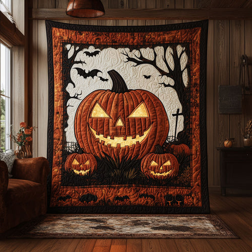 Graveyard Pumpkin DH1809016CL Quilt