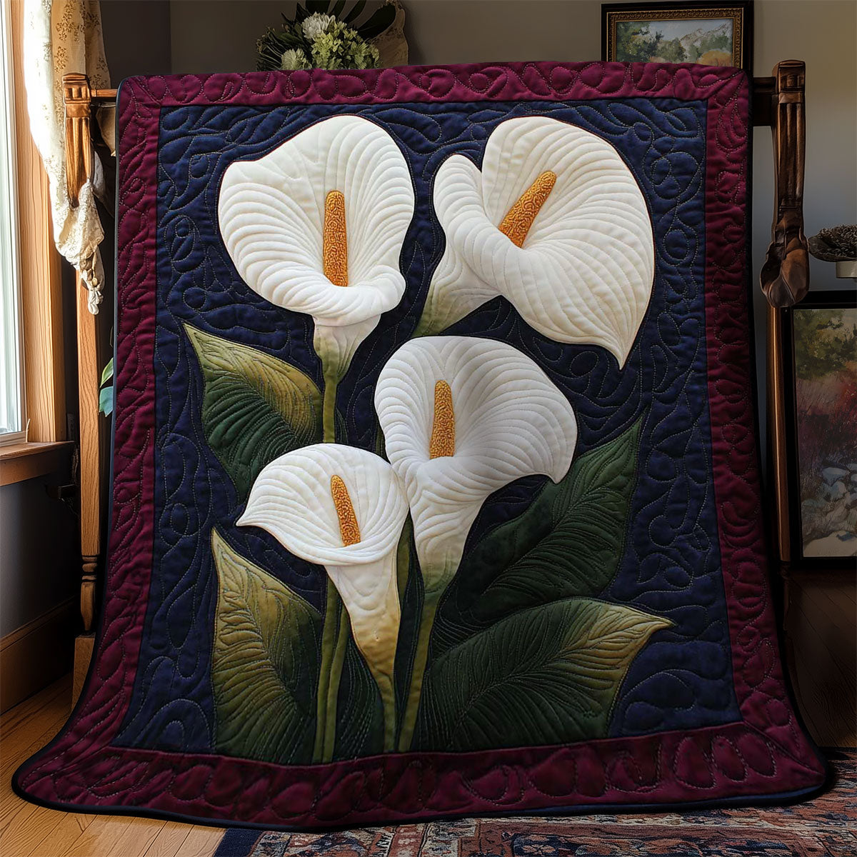 Calla Lilies Morning Light WN2503033CL Quilt