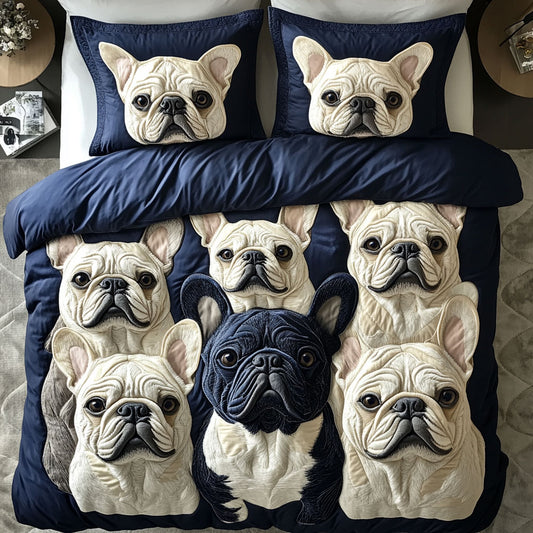 Bulldog Cozy Gathering CW1511003CL Duvet Cover Set