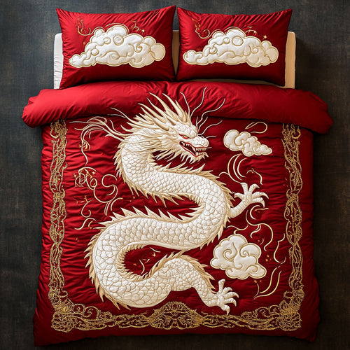 Golden Dragon Path WY1308060CL Duvet Cover Set