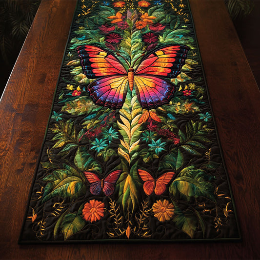 Garden Wings CM2605027CL Quilted Table Runner