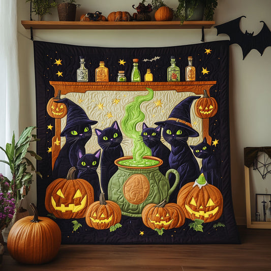 Potion Party Cat Cauldron DH1809039CL Quilt