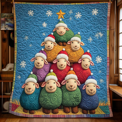 Festive Flock CP1811022CL Quilt