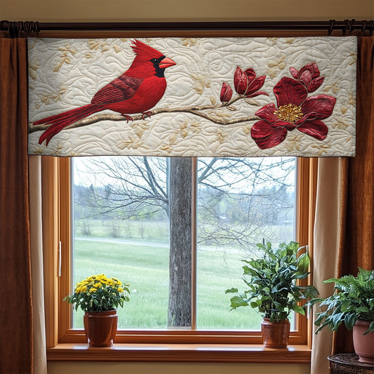 Red Cardinal WX0905042CL Quilted Valance