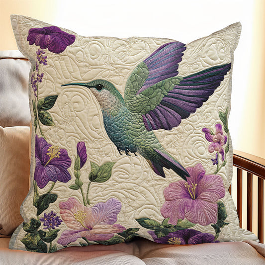 Hummingbird Garden Bloom WX1306072CL Quilt Pillow Case