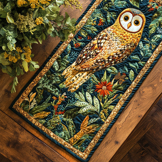 Woodland Eyes WY0905054CL Quilted Table Runner