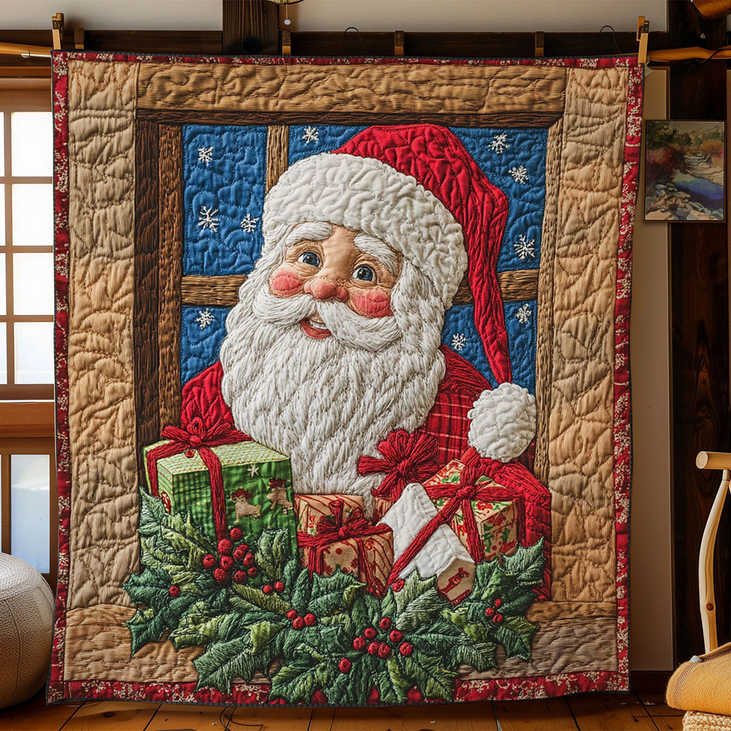 Santa Window Glow WN1811095CL Quilt