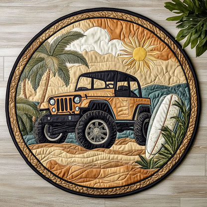 Wonderful Trip CW3006050CL Quilted Round Mat