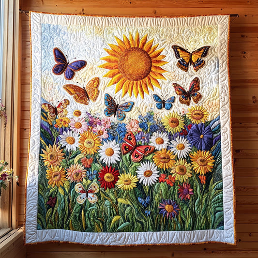 Sunny Blooming Garden CW1507045CL Quilt