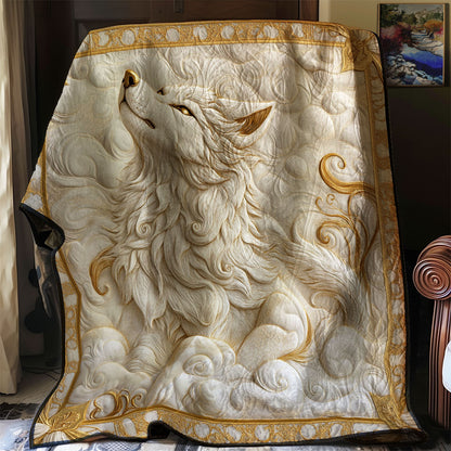 Fierce White Wolf WJ3112016CL Quilt