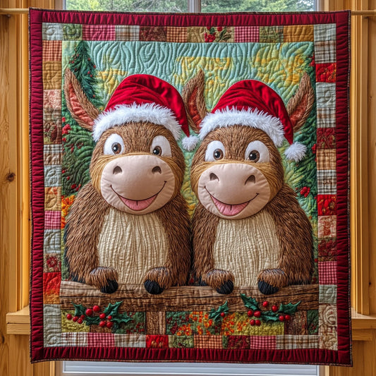 Christmas Donks CP1111072CL Quilt