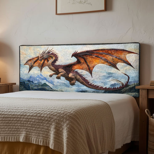Celestial Dragon CP1512053CL Quilted Headboard Slipcover