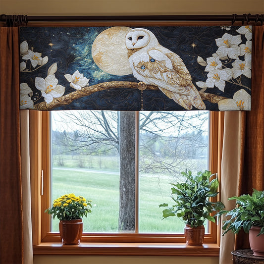 Majestic Owl WX2205040CL Quilted Valance