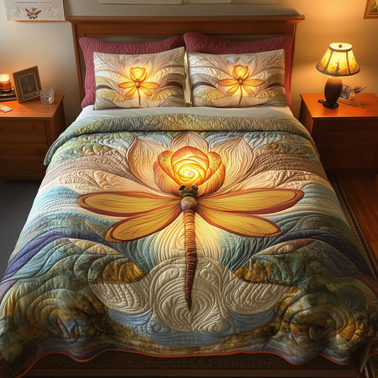Dragonfly Meditative Bloom LT0410008CL Duvet Cover Set