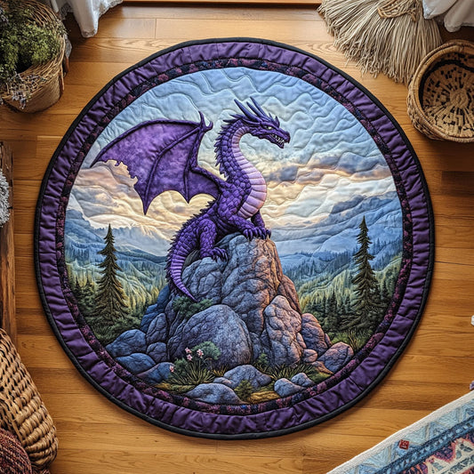 Purple Dragon WX2904031CL Quilted Round Mat