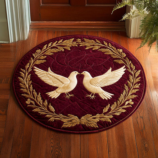 Starbound Dove CP2607044CL Quilted Round Mat