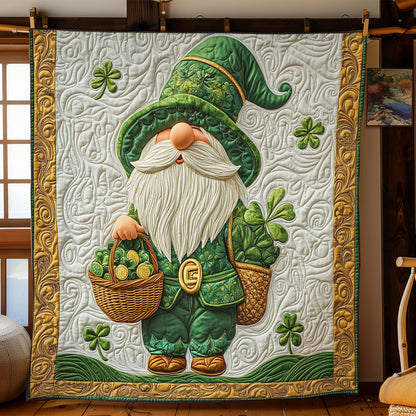 Shamrock Gnome WY2102047CL Quilt