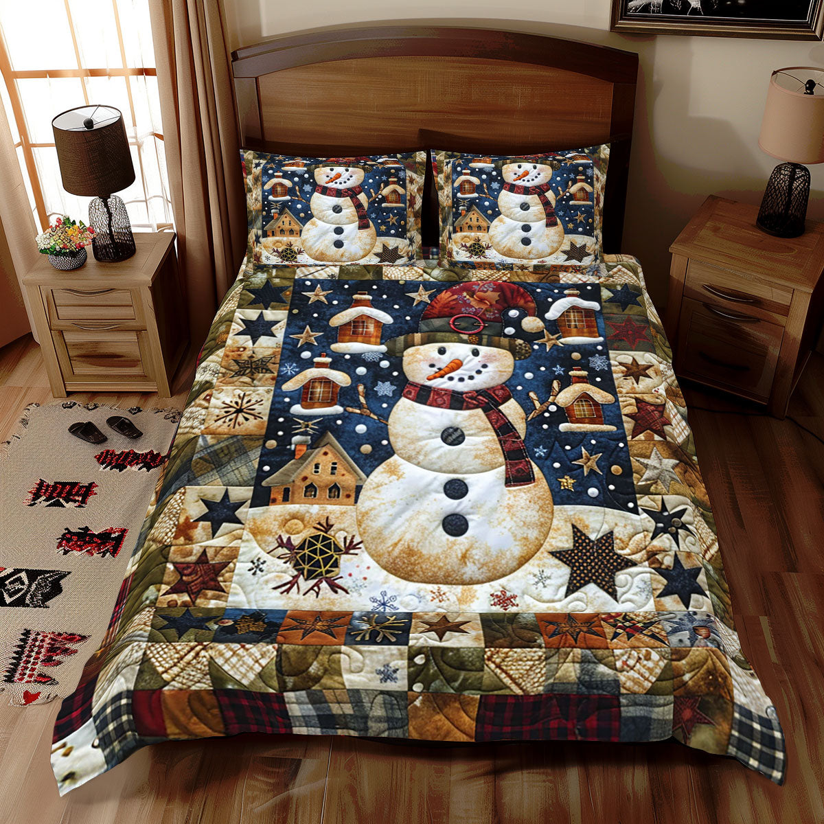 Christmas Snowman WJ2110027CL Duvet Cover Set