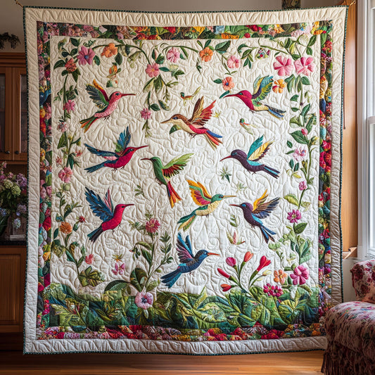 Brilliant Birds Garden CQ2805007CL Quilt