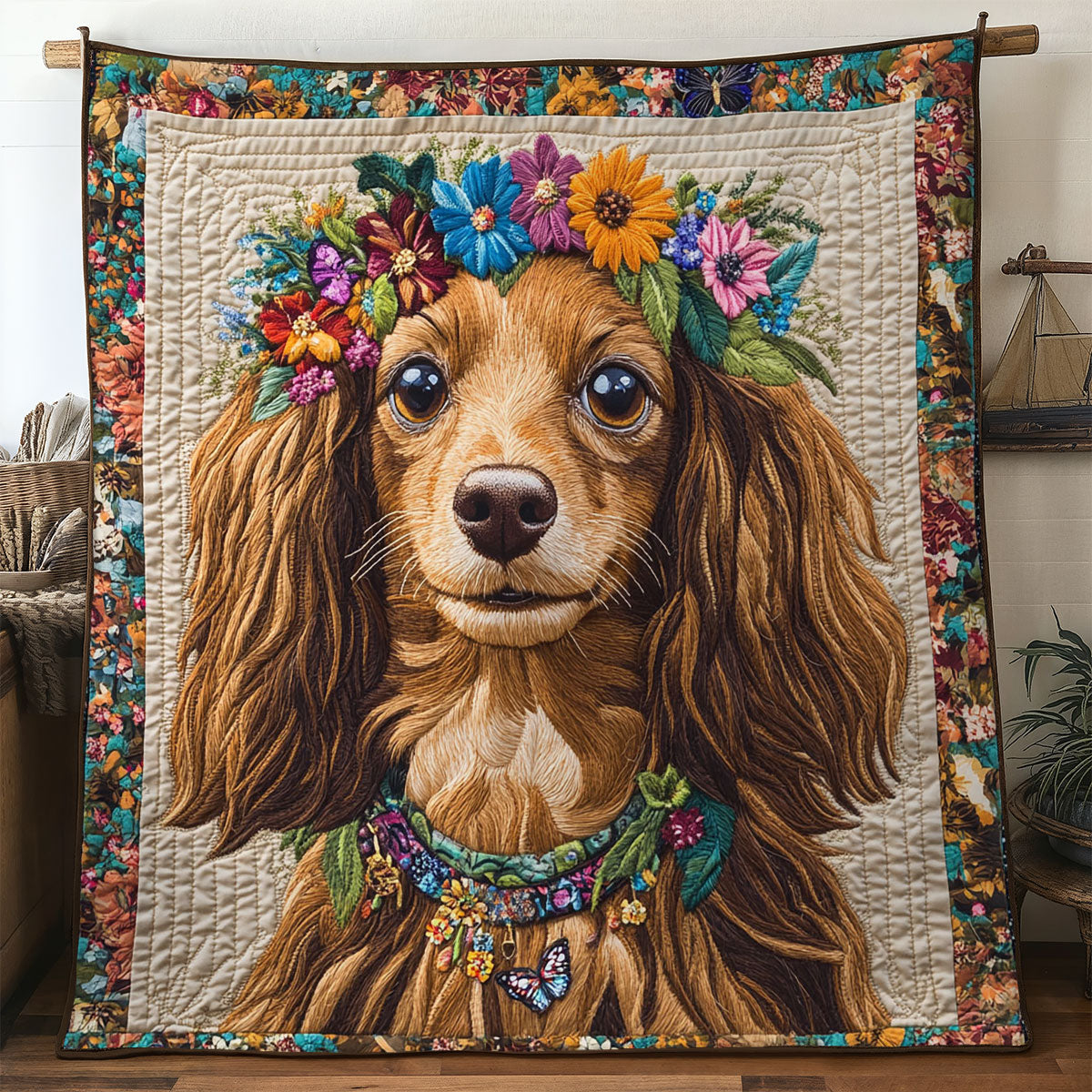 Rosy Dog WN1707051CL Quilt