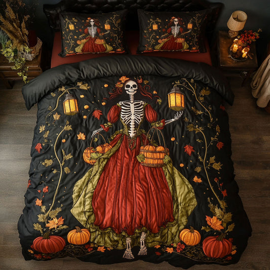 Maple Glow Skeleton Lady WN1908046CL Duvet Cover Set