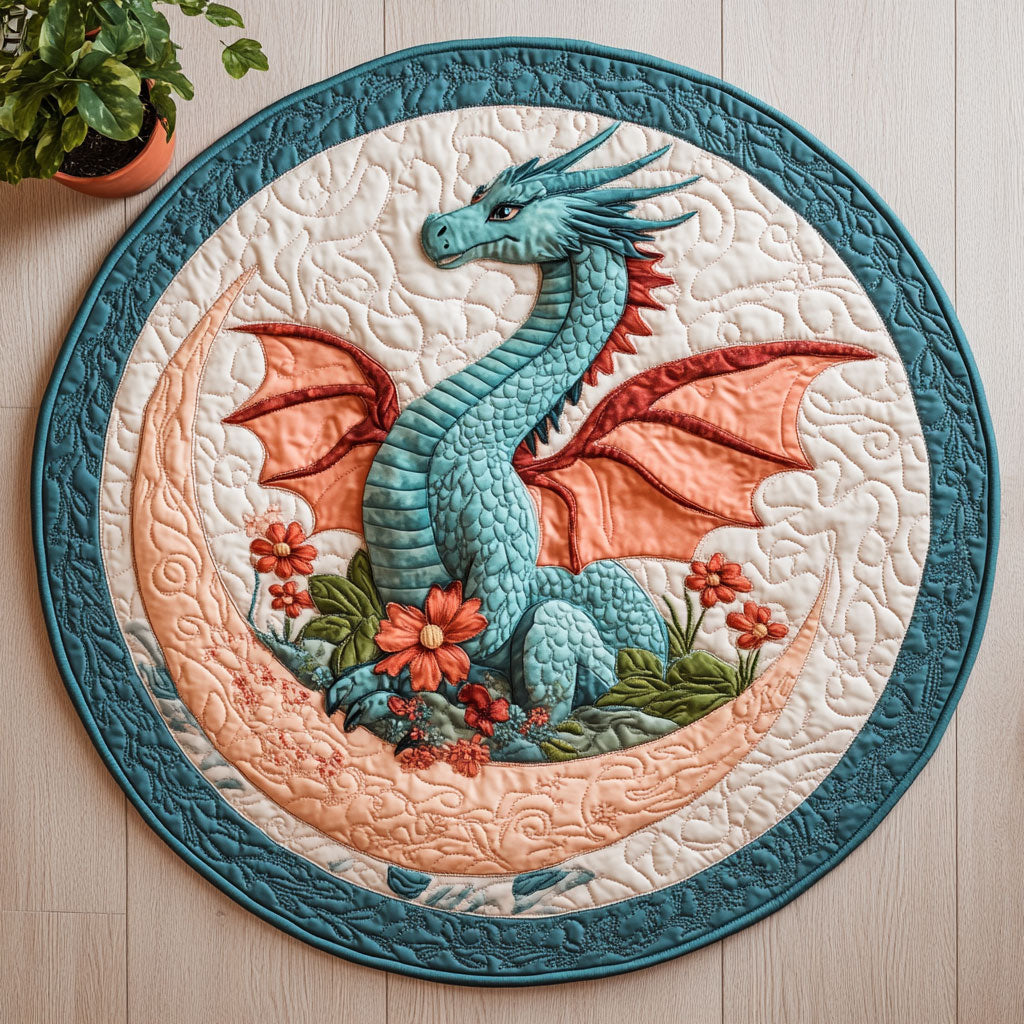 Dragon CW2306011CL Quilted Round Mat