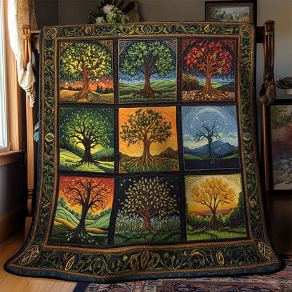 Seasons Tree Of Life WN0301016CL Quilt