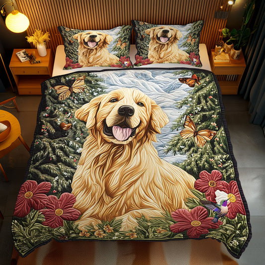 Golden Retriever Portrait WP2311024CL Duvet Cover Set