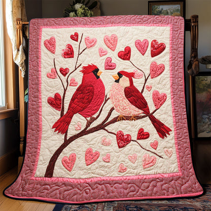 Couple Cardinal WX2401009CL Quilt