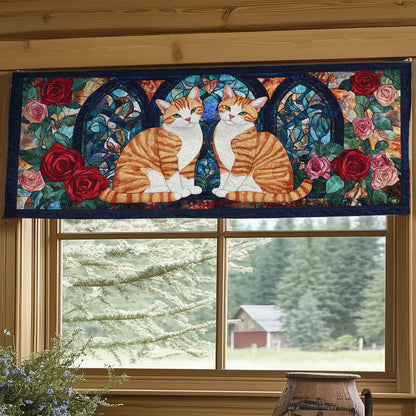 Whiskered Devotion WY1407018CL Quilted Valance